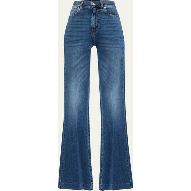 Boot-Cut Leg Denim Pants - MEDIUM BRN - 31