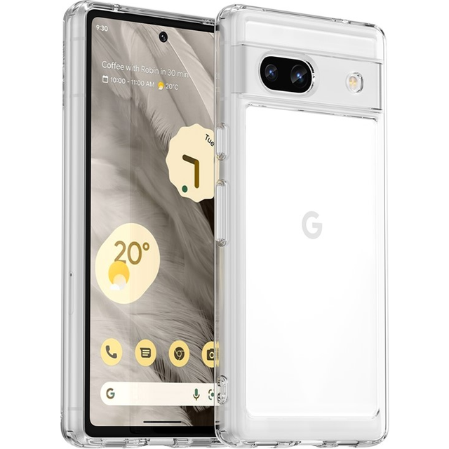 Google Pixel 7a Mobilskal Acrylic Shockproof TPU - Clear