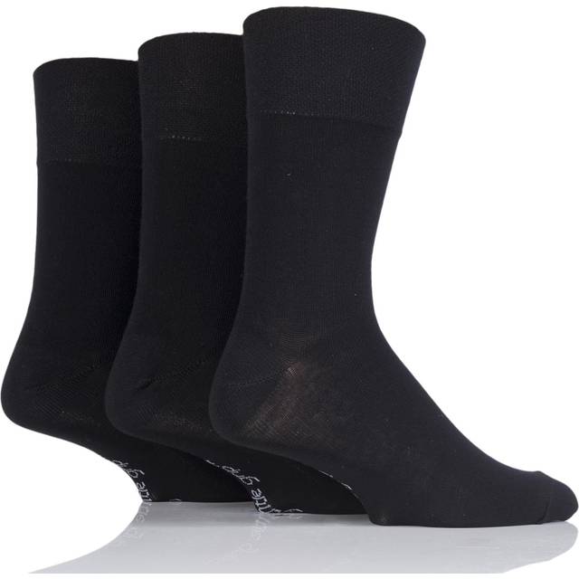 3 Pairs Men's Bamboo Socks - Black