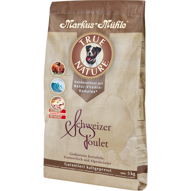 Markus-Mühle True Nature hundfoder. Förpackning: 5 kg