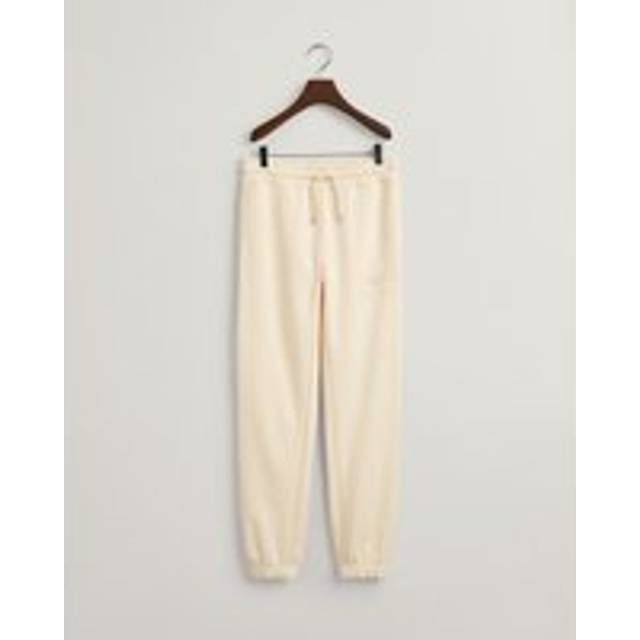 Cream Tonal Shield Joggers - Beige (M)