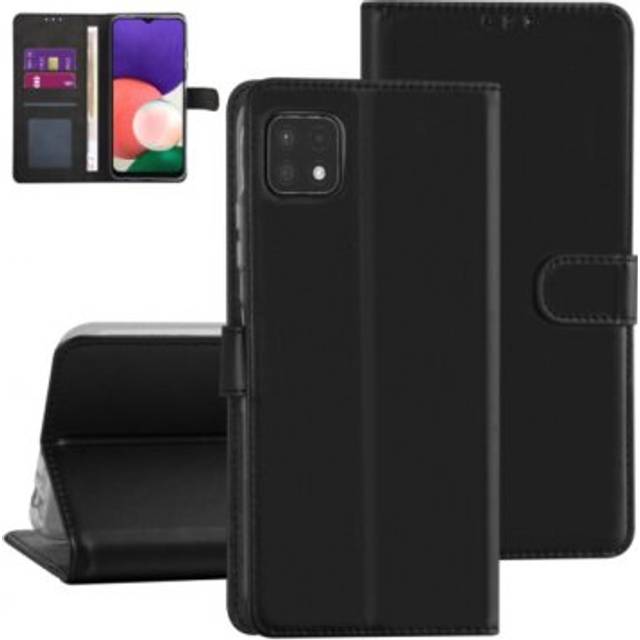 Plånboksfodral Samsung Galaxy A22 5G Svart Med Ställ