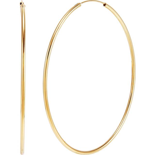 Silpada 'Sweet Whispers' Hoop Earrings in 14K Gold-Plated Sterling Silver - Yellow