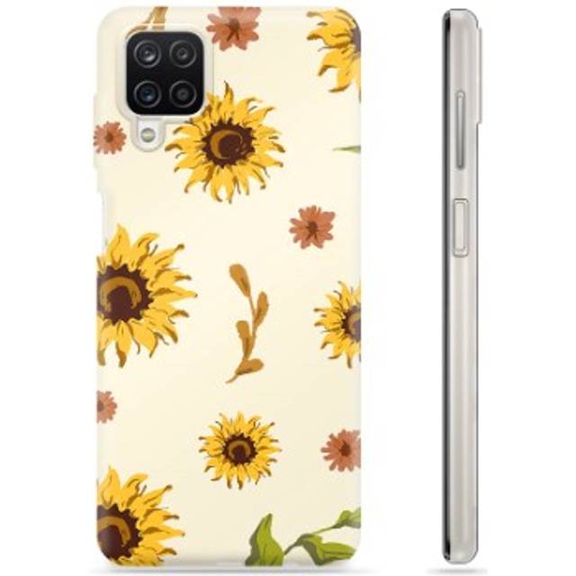 Samsung Galaxy A12 TPU-Skal - Solrosor