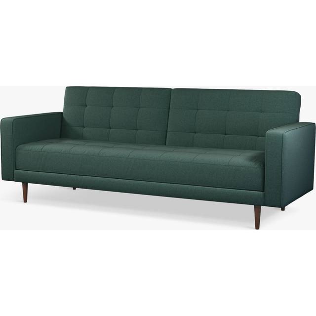 John Lewis ANYDAY Quilted Large 3 Seater Sofa Bed, Dark Leg