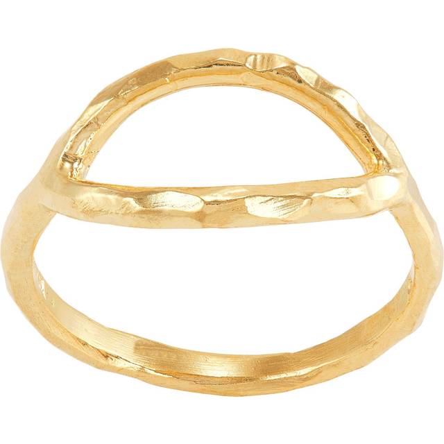Silpada 'Eyes Wide Open' Ring in 14K Yellow Gold-Plated Sterling Silver