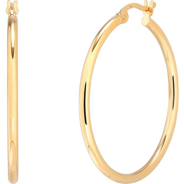 Silpada 'Downtown Taste' Hoop Earrings in 14K Gold-Plated Sterling Silver - Yellow