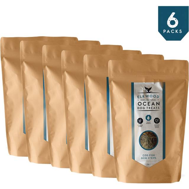 Elkwood cod fish skin strips 120g