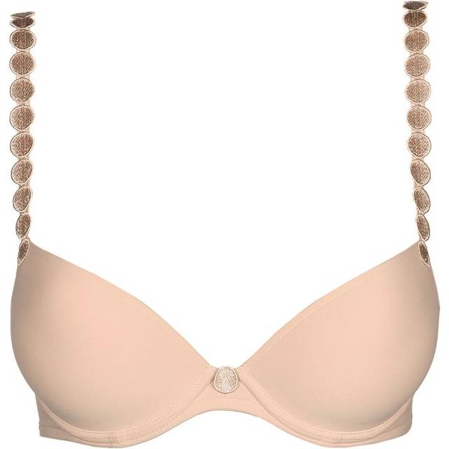 Marie Jo Tom Padded Plunge Underwired Bra - Beige - C 85 * Kampanj *