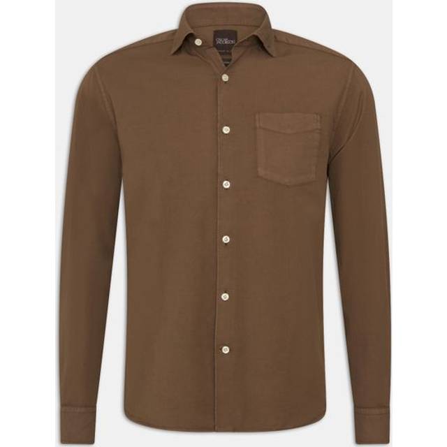 Oscar Jacobson Reg Fit Wide Spread C GD Twill Light Army Green