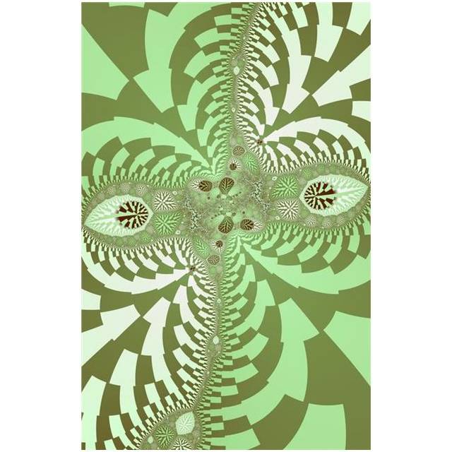 Green Abstract Poster Print by Paul Sale, 24 x 36 - Large