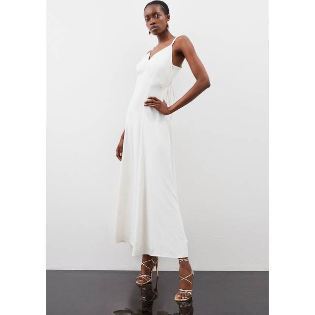 Strappy Woven Maxi Sundress - Ivory