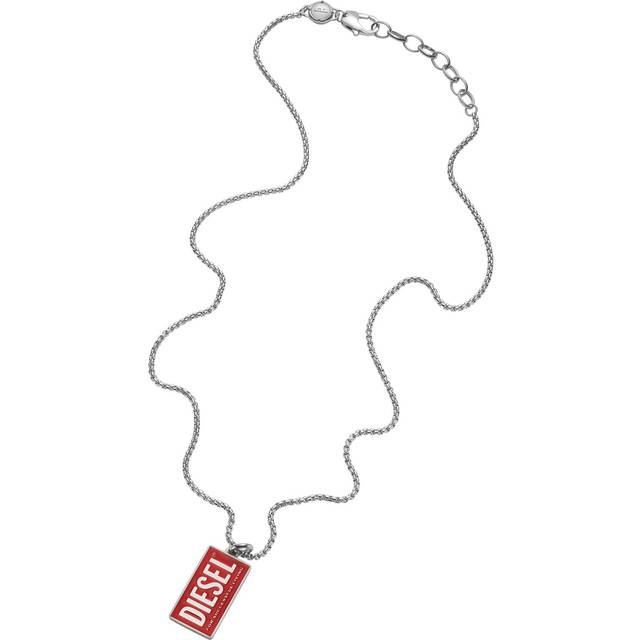 Dog Tag Pendant Necklace All Gender Stainless One Stainless No Jewelry [Diesel] Steel, Size, Steel,