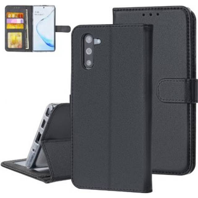 Plånboksfodral Samsung Galaxy Note 10 Svart Med Ställ