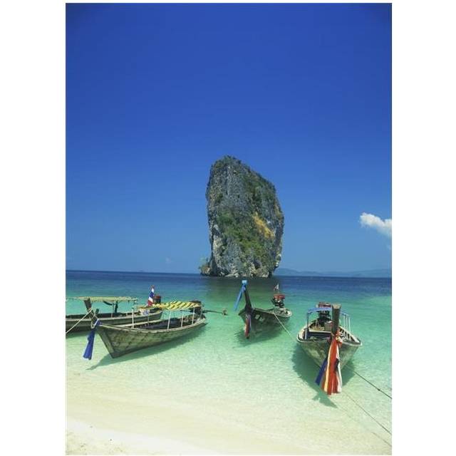 Traditional Boats Poster Print, 26 x 36 - Large