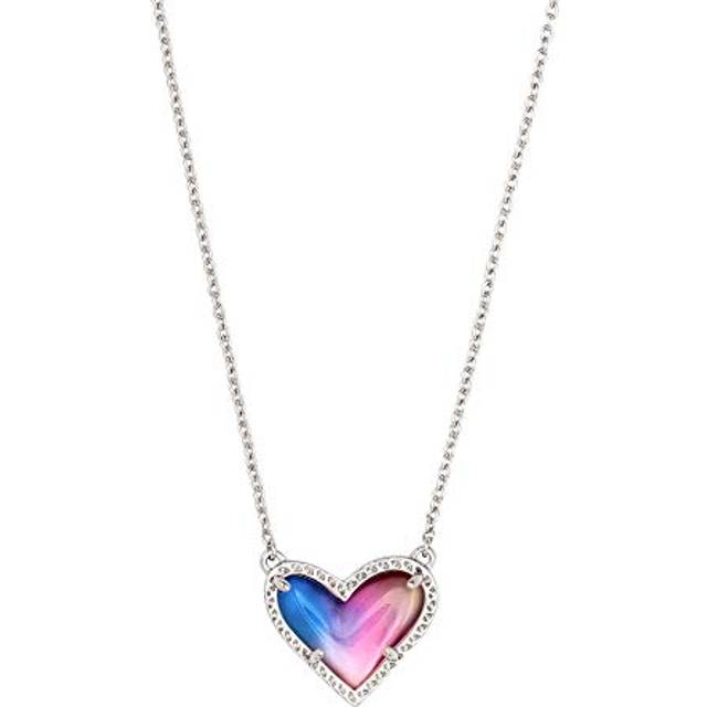 Kendra Scott Ari Heart Adjustable Length Pendant Necklace for Women  F