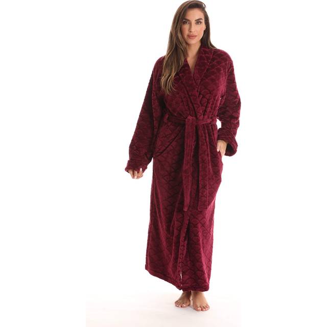 Just Love Kimono Robe Long Bath Robes for Women 6813-BUR-S