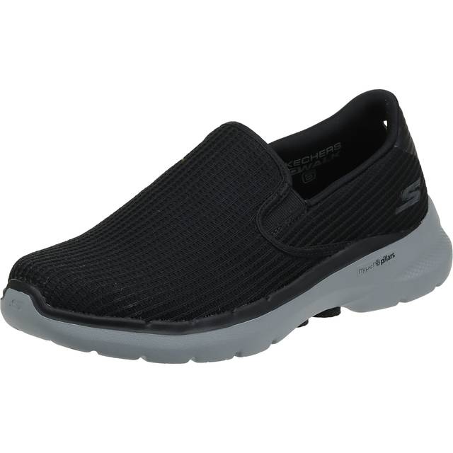 Skechers Go Walk 6 Anaglyph 'Black Grey' 216201-BKGY - Black/Grey - 9.5