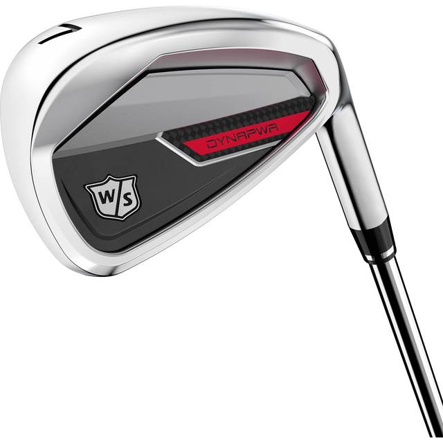 Wilson Dynapower golfjärn i stål för män – höger hand, styv, 5-PW, GW
