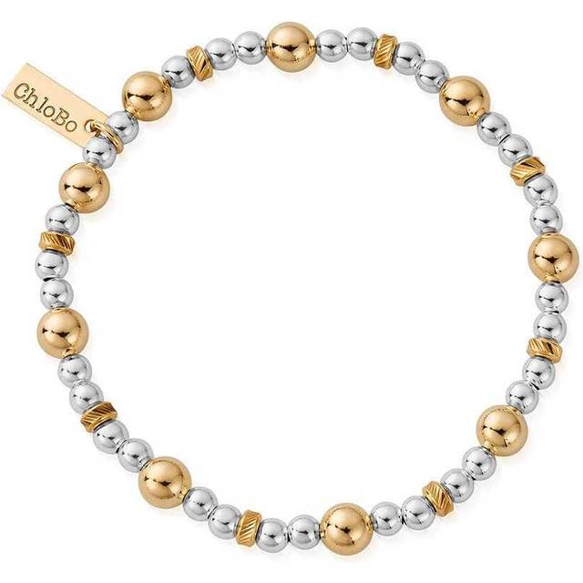 Gold And Silver Sparkle Ball Bracelet GMBSB