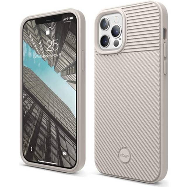 Elago Cushion Case (iPhone 12/12 Pro) - Beige