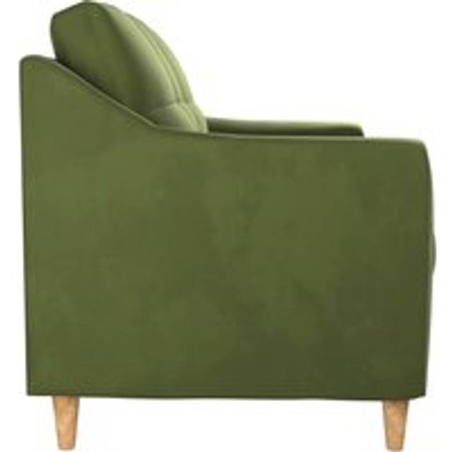 Baxter Plush Velvet 2 Seater Sofa - Plush Velvet Olive