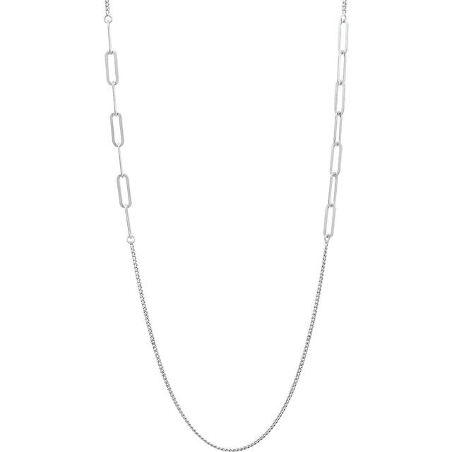 Silpada 'Bellissima Link' Chain Necklace in Sterling Silver, 36" - White