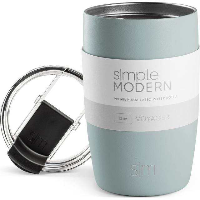 Simple Modern Travel Coffee Mug Tumbler with Flip Lid | Reusable Insulated Stainless Steel Cold Brew Iced Coffee Cup Thermos | Gifts for Women Men Him