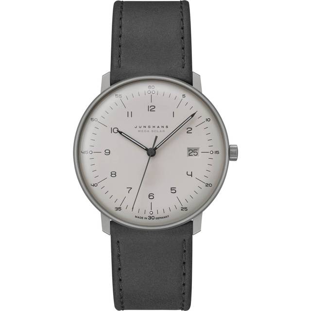 Junghans Herrenuhr max bill Mega Solar 59202302 - grau