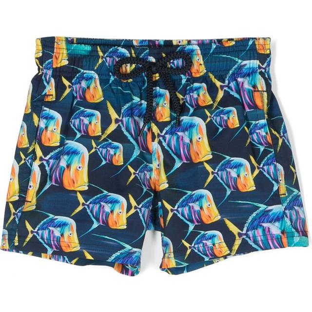 Vilebrequin - fish-pattern print swim shorts - kids - Polyester/Recycled Polyester/Spandex/Elastane - 2 yrs - Blue