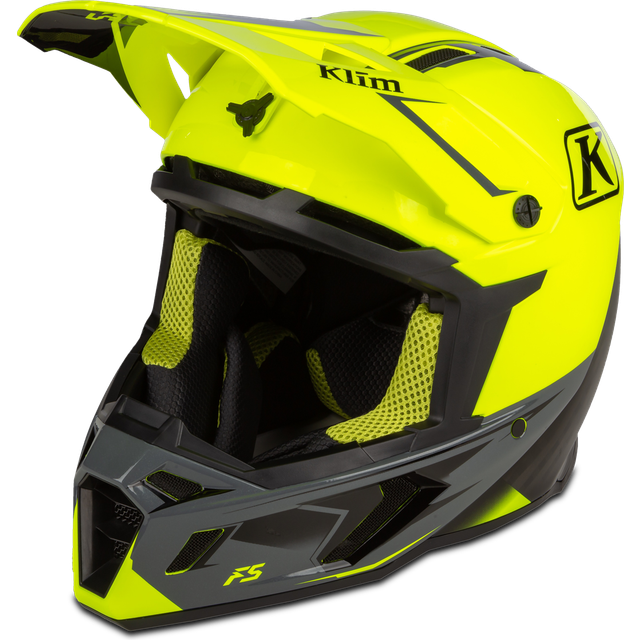 Klim F5 Legion Snöskoterhjälm Hi-Vis