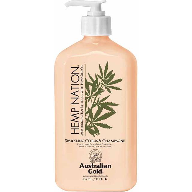 - Hemp Nation Sparkling Citrus & Champagne Tan Extender Body Lotion 535 ml Black