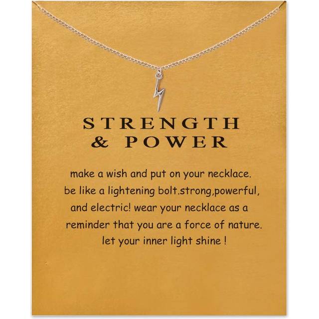 LANG XUAN Friendship Compass Necklace Good Luck Butterfly Pendant Chain Necklace with Message Card Gift Card for Women Girl