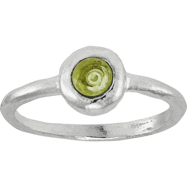 Silpada 'Tried and True' Peridot Ring in Sterling Silver, Size 6 - Green