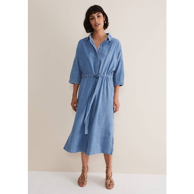 Phase Eight Women's Tilda Chambray Dress - 12