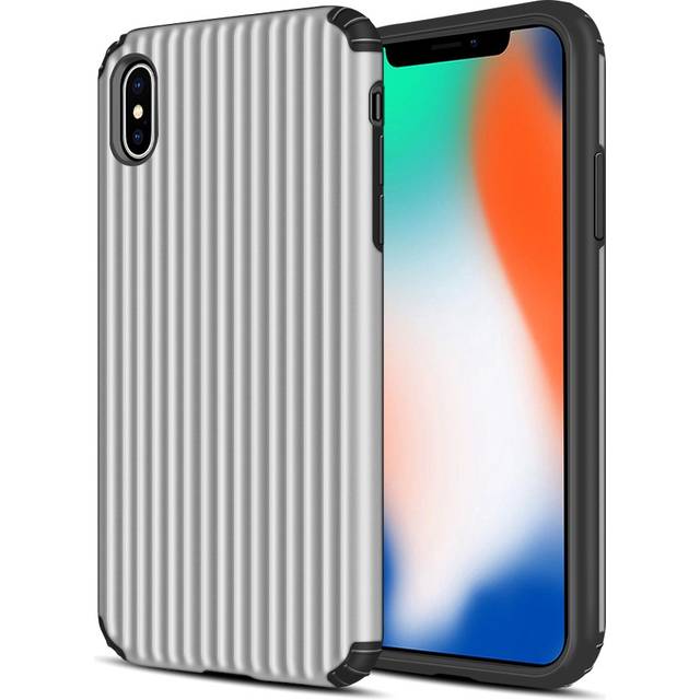 Hybrid Armor Skal till Apple iPhone X/Xs - Silver