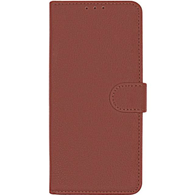 Samsung Galaxy A12 Läderfodral Flip Stand - Brun
