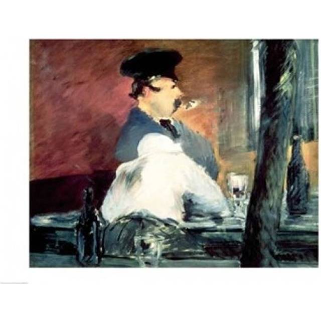 The Bar Poster Print by Edouard Manet - 36 x 24 in. - Large