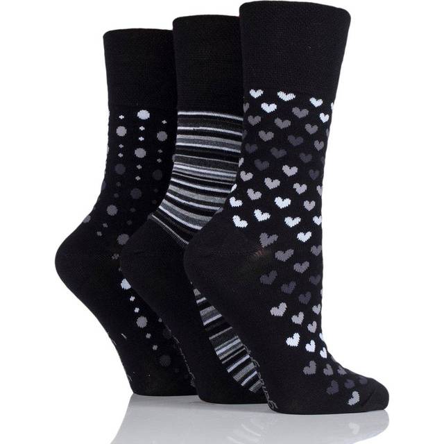 3 Pairs Ladies Bamboo Socks - Mono