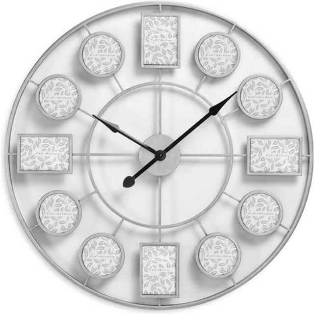 Silver Clocks - Abel Wall Clock - Oak Furnitureland