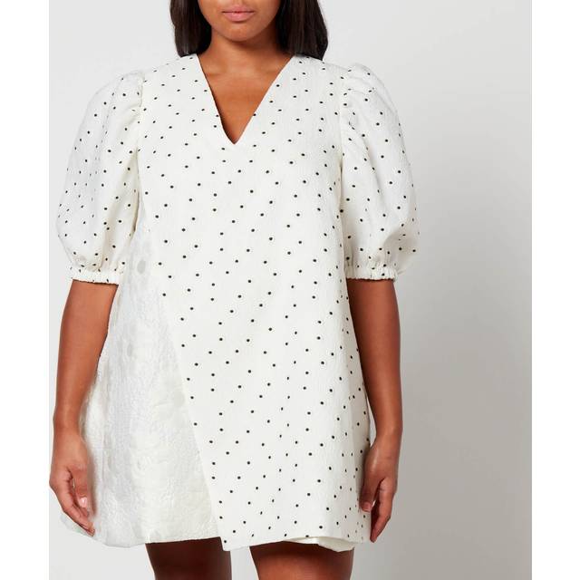 Stine Goya Brethel Seersucker Mini Dress - XXS - Cream