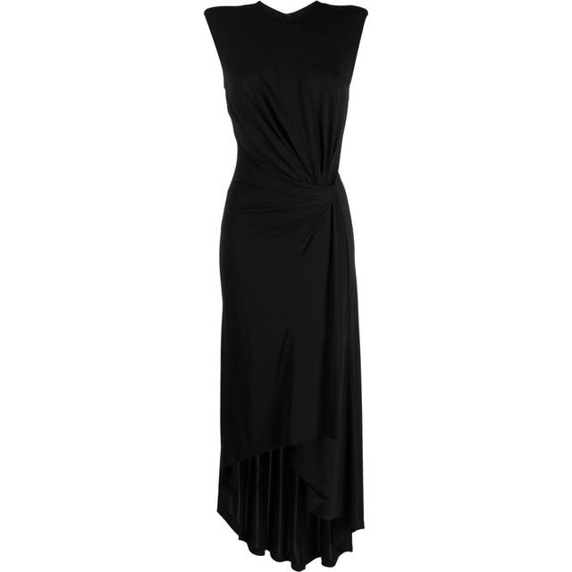 Monse - shoulder-pads sleeveless midi dress - women - Polyester - 4 - Black