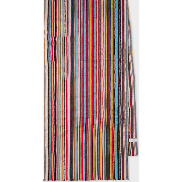 Paul Smith 'Signature Stripe' Textured Scarf Multicolour - One Size