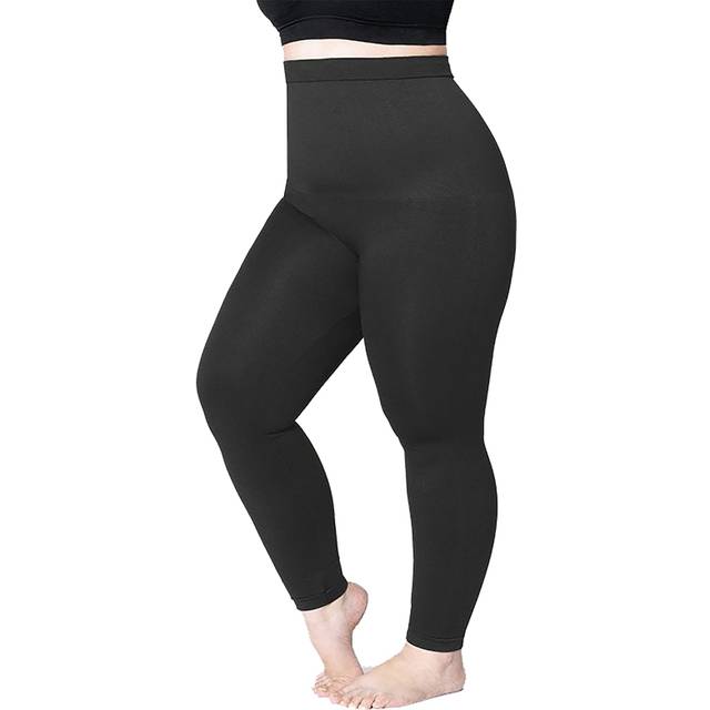 SHAPERMINT Compression Leggings for Women - Tummy Control Leggings for Women - Dark Grey Leggings for Women - Womens Leggings - High Waisted Leggings