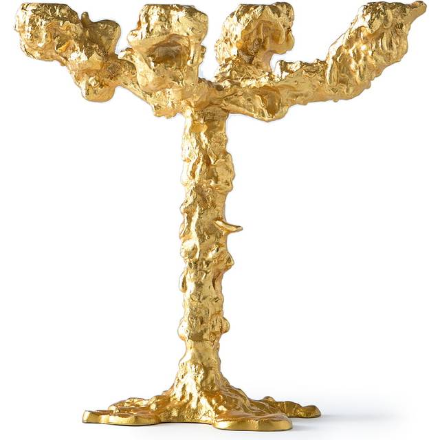 Polspotten - Drip Candle Holder 4-Arms - Ljusstake - Gold - L27 x W28 x H32 cm