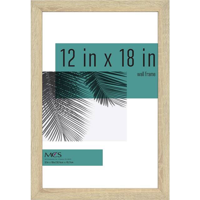 MCS Studio Gallery 12x18 Picture Frame Natural Woodgrain  Rectangle Photo Frame for Photos  Posters & Art Prints (1-Pack)