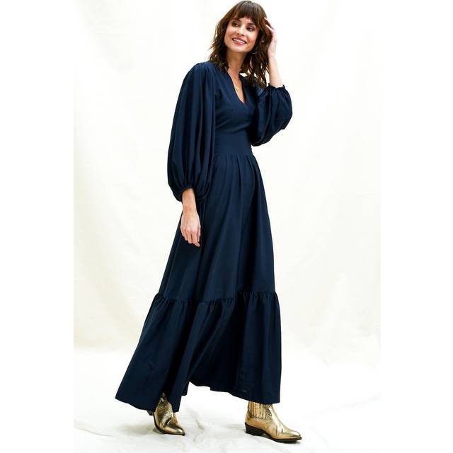 Alden Maxi Dress | Navy - Dark Blue