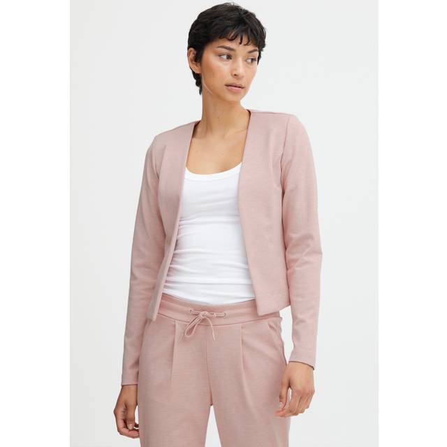 Ichi, Jacka, Dam, S, Rose Smoke Melange Blazer - pink (S)