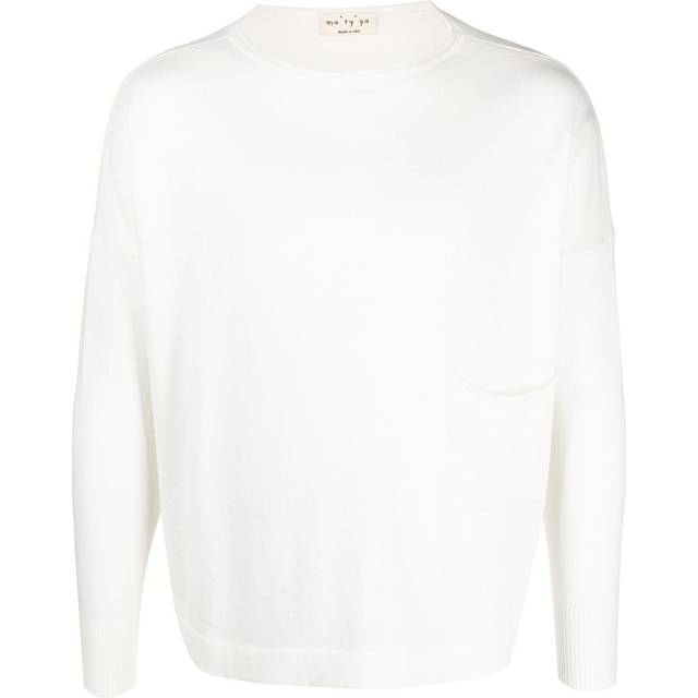 Ma'ry'ya - fine-knit cotton sweatshirt - men - Cotton - M - White