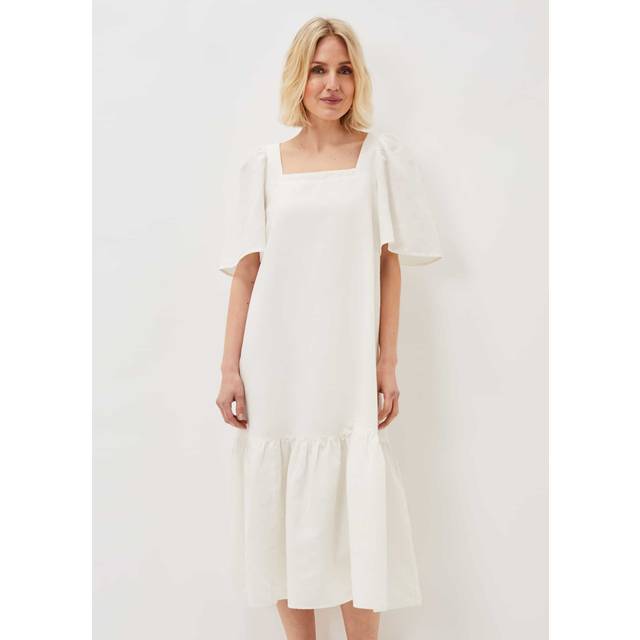 Phase Eight Women's Claria White Midi Dress - 12